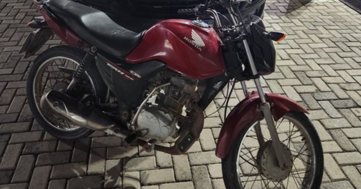 PRF recupera motocicleta roubada em Senhor do Bonfim