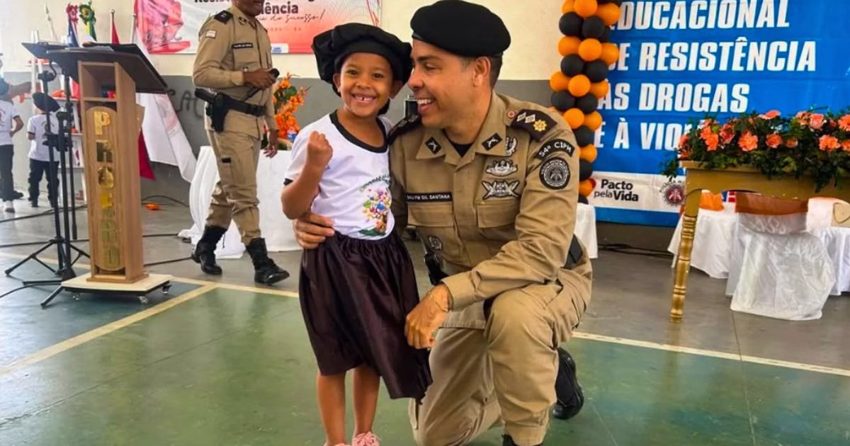 PROERD forma 120 crianças da Educação Infantil em Tiquara, distrito de Campo Formoso